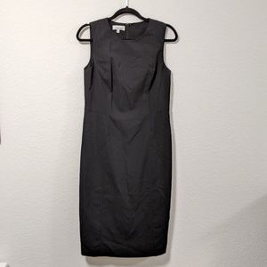 Calvin Klein Black Pinstripe Dress